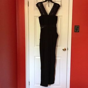 Formal Black lace jumpsuit